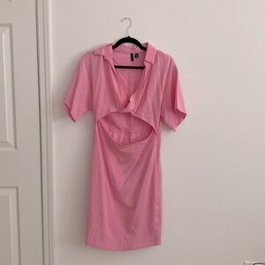 Blush Dress with Front Knot